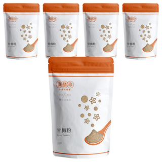 頂膳珍 甘梅粉 100g 獨特比例調配而成, 5包