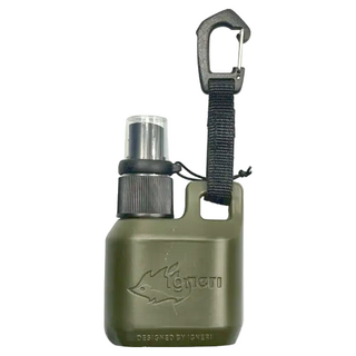 WellHike 玩客 分裝瓶 噴霧瓶 小刺蝟聯名款 瓶身 + 瓶蓋 + 登山扣 66 x 56 x 32mm 軍綠色, 1個