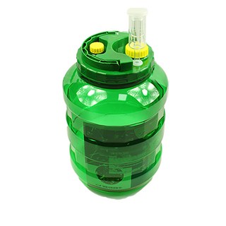 3件式氣閥 + PET水果酒瓶, 10L, 1套, 3件氣鎖+果酒瓶10升