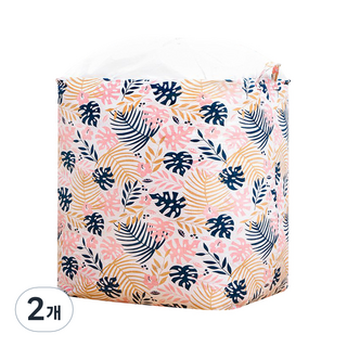 Nexpia 移動式衣物棉被收納籃, 粉末車前草, 2個