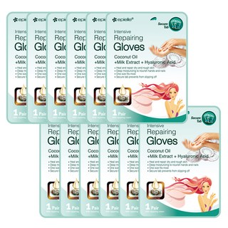 Epielle 深層修護椰子手膜, 16g, 12片