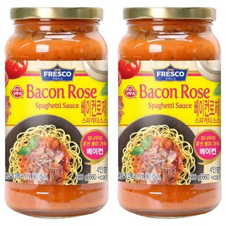 프레스코 베이컨로제 스파게티 소스, 600g, 2개