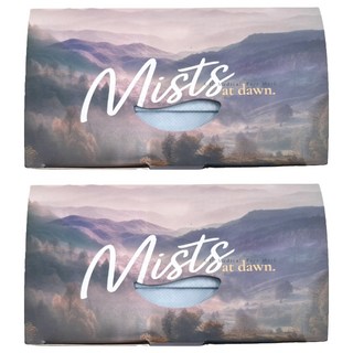 SH 上好生醫 醫療防護口罩 未滅菌 成人(17.5 x 9.5cm), 晨霧瀰漫 混色, 50片, 2盒