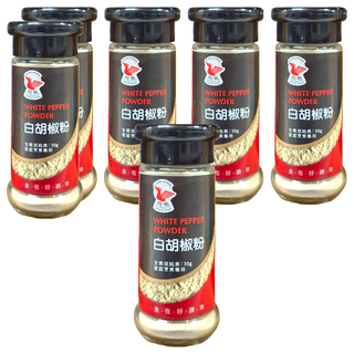 飛馬 純白胡椒粉 (全素鹹香風味) 30g, 6瓶