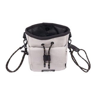 KANGOL 袋鼠 水洗尼龍小側包63251709, 淺灰色