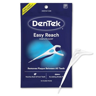 덴텍 컴플리트 클린 이지리치 어금니용 치간 치실, 75mm, 75개입, 1개