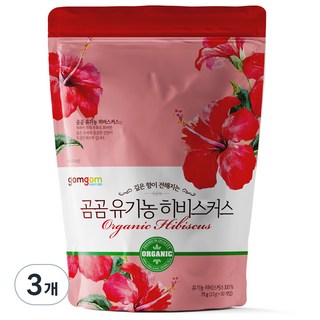 곰곰 유기농 히비스커스, 1.5g, 50개입, 3개