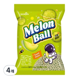 SAMJIN 三進 哈密瓜球, 42g, 4個