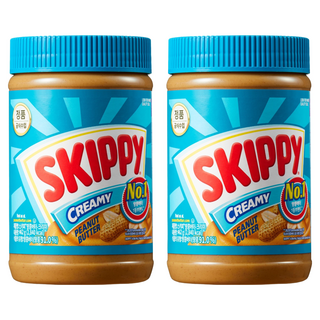 스키피 크리미 땅콩버터, 462g, 2개