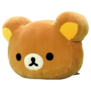 KHTOY 拉拉熊頭型2D抱枕, 顏色隨機