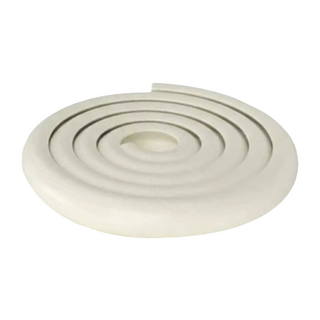 Couselect L型桌邊安全防撞條/NBR泡棉保護條/護角條/桌角墊/兒童防護條, 1捲, 白色