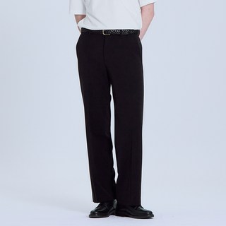 BASIC HOUSE 男士半寬版隱藏式鬆緊帶西裝褲 LAPT0102