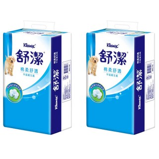 Kleenex 舒潔 棉柔舒適平版衛生紙 300張, 6包, 2袋
