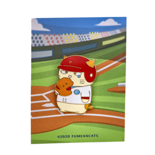 黃阿瑪的後宮生活 後宮棒球隊軟琺瑯徽章 金屬材質 3*3.5cm, 浣腸, 1個