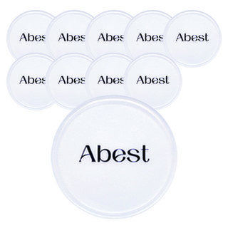 아베스트 원형 8cm 논슬립 패드, 10개, 투명
