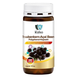 Kalso 科德司 葡萄籽巴西莓多酚膠囊, 210g, 180顆, 1罐