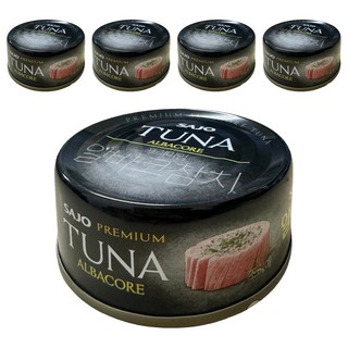 SAJO TUNA 長鰭鮪魚罐, 5罐, 100g