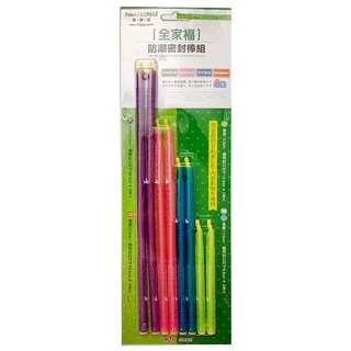 Need LOHAS 享樂活 防潮密封夾/密封棒/密封條/封口夾 8入組, 顏色隨機, 1組
