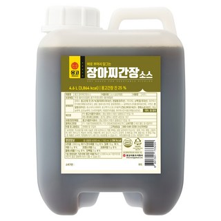 몽고식품 장아찌 간장 소스, 4.6L, 1개