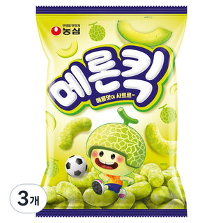 NONGSHIM 農心 哈密瓜脆條餅乾, 3包, 60g