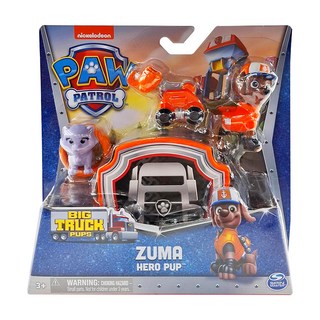 SPIN MASTER 汪汪隊立大功 狗狗大卡車隊系列 動物玩偶組 - 路馬+小貓玩偶, 1組