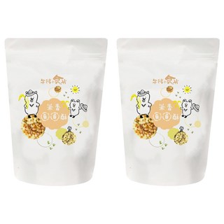 午後小食光 米香圓圓酥 原味 120g - 台灣米製成 健康無添加 酥脆可口, 2包