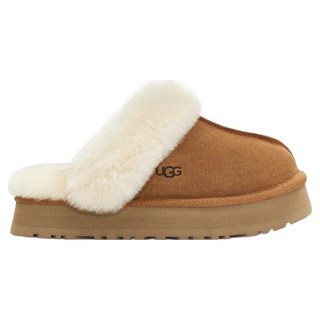 UGG 女款 Disquette 穆勒毛毛拖鞋 US6
