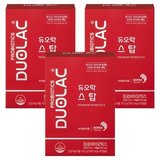 듀오락 스탑 캡슐 유산균, 30정, 3개