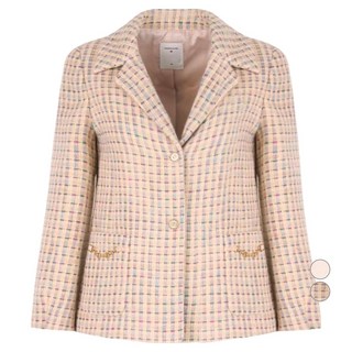 CHATELAINE 女性寬領短版夾克 HCBWJK105