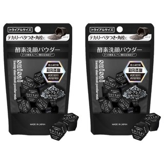 Kanebo 佳麗寶 suisai 黑炭泥淨透酵素粉, 6g, 2袋