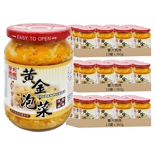 譽方媽媽 黃金泡菜, 360g, 36罐