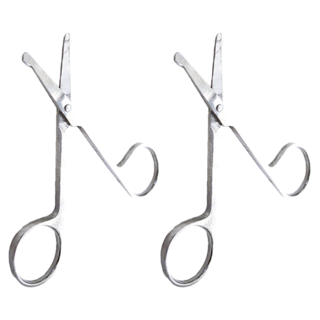 台灣 COSMOS 果凍系列 鼻毛修飾剪, H34435, 2支