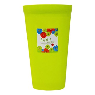 KEYWAY 聯府 好運花 長型中垃圾桶 8.5L, 綠色