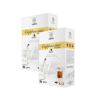 TRUNG NGUYEN Legend 椰香卡布奇諾即溶咖啡粉隨身包, 18g, 12包, 2盒