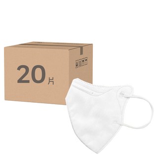 昌明 醫療口罩, 10片, 2包, 天使白