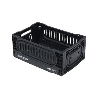 瓦特工業風收納盒 6L炭黑, 炭黑色, 1個