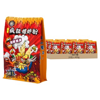 一碗好麵 柳州瘋狂螺螄粉 加辣加臭 400g, 20包