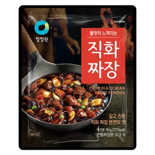 청정원 직화짜장 분말, 80g, 1개