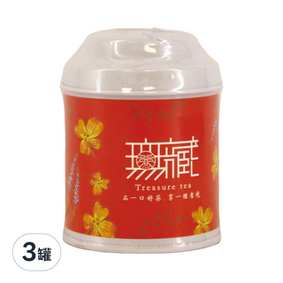 無藏 台茶18號 日月潭紅玉紅茶 小茶罐 肉桂薄荷香氣, 10g, 1入, 3罐