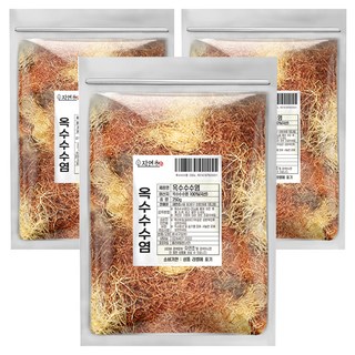 옥수수수염, 250g, 1개, 3개