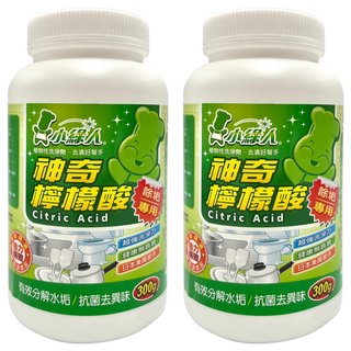 小綠人 神奇檸檬酸, 300g, 2罐