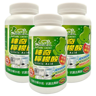 小綠人 神奇檸檬酸, 300g, 3罐