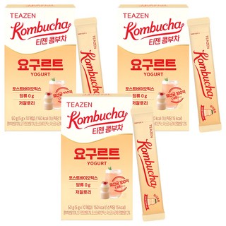 TEAZEN 茶禪 康普茶沖泡飲 乳酸飲料口味, 5g, 3盒, 10條