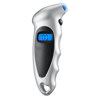 AHOYE 高精度數顯胎壓計 帶背光LCD顯示器 通用汽車卡車自行車摩托車等, 1個