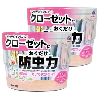 EARTH 地球製藥 植物系香氛驅蟲消臭劑 玫瑰皂香, 300ml, 2盒