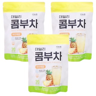 Danongwon 乳酸菌康普茶 鳳梨, 5g, 20個, 3包