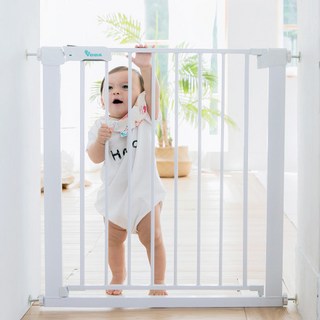 YODA 優的寶貝 第二代雙向自動關門安全防護兒童門欄, 白色, 1個