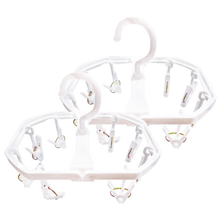 POnYKASEI 收折8個曬衣架, 2個