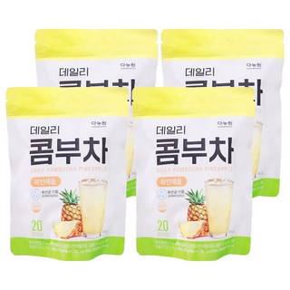 Danongwon 乳酸菌康普茶 鳳梨, 5g, 20個, 4包