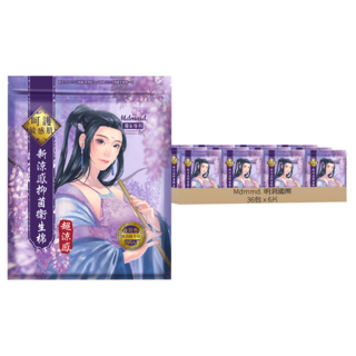Mdmmd. 明洞國際 後宮超涼感系列 新涼感抑菌衛生棉, 夜用型 33cm, 6片, 36包